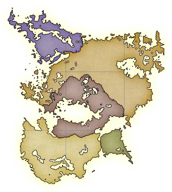 Overlay image of Sehdgard, a southeast region on the Heimshuhl map, shown as a defined shape with a solid visual style and a stylized region label. The area has no terrain details and appears as a flat, filled region placed over the map background, intended for interactive selection.